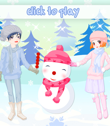 kids_and_snowman_dress_up